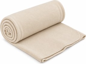 Patura din fleece MELVIRA DUO, piersic deschisă Dimensiune: 150 x 200 cm