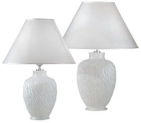 Lampă de masă CHIARA 1xE27/100W/230V albă d. 30 cm Kolarz A1340.70