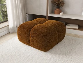 Puf Tapitat Covio 85x85x52 cm, maro Chenille – Kendell 22