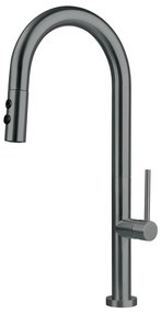 Baterie de chiuvetă cu cap de duș detașabil Deante BQO_D72M OLFATO titan