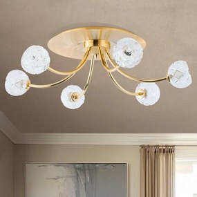 Lustra aplicata design modern de lux Maderno 6L aurie