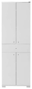 Dulap Adore Diamond, Multifunctional, 4 usi, 4 rafturi, 1 sertar 60 x 187 x 40 cm