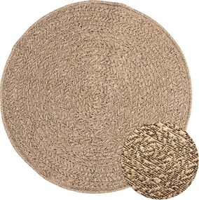 vidaXL Covor ZIZUR aspect iută, 90 cm, pentru interior și exterior