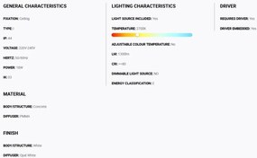 Plafoniera LED exterior iluminat minimalist IP44 ANGA 24cm alba