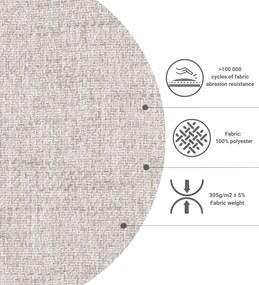 Pat boxspring bej cu spațiu de depozitare 200x200 cm Imagine – Maison de Rêve