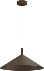 Pendul pe cablu ANEGA 1xGX53/15W/230V Ø 40 cm maro
