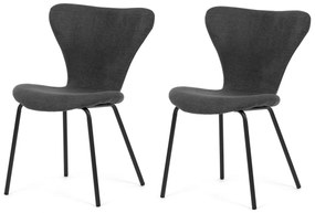 Set de scaune de sufragerie CT-S8010 GREY2, 2 buc.