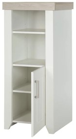Bibliotecă pentru copii albă 49x115 cm Felicia – Roba