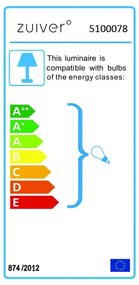 Lampadar Zuiver Lesley, verde