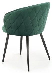 Scaun de masă CALMURE, verde închis