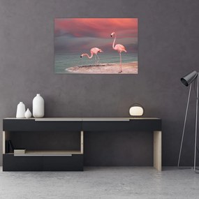 Tablou - Flamingo (90x60 cm)