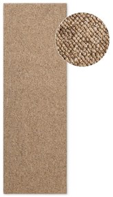 Covor tip traversă maro deschis lavabil 80x240 cm Rocco Caramel – Elle Decoration