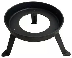Vas de gatit din fonta 3 in 1 Kinghoff KH 1733, Vanatoresc, 8 L, Emailat, Negru