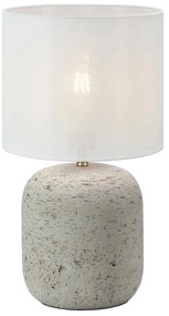 Veioză gri cu abajur textil (înălțime 44 cm) Montagna – Markslöjd