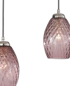 Lustra moderna cu 5 pendule design italian 10008 Amethyst