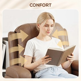 HOMCOM Fotoliu de Masaj cu Încălzire, Înclinare la 150°, 8 Puncte de Masaj și Telecomandă, 85x94x104 cm, Negru | Aosom Romania