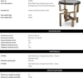 Masuta laterala design LUX Gee