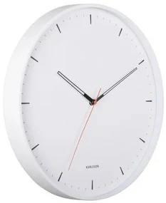 Ceas de perete Karlsson 5940WH de design 40 cm, alb