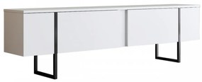 Comoda TV Luxe, Alb / Negru