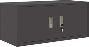 vidaXL Dulap de depozitare Negru 90 x 40 x 40 cm Oțel