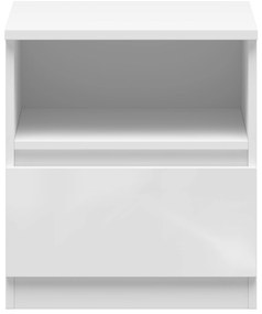 Noptieră Tetrix 1 (alb lucios). 1098537