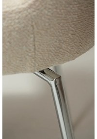 Scaun de dining crem tapițat Glam – DAN-FORM Denmark