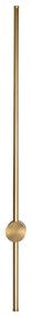 Aplica LED design liniar 90cm Spirit 12w auriu