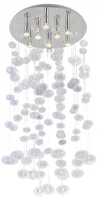 Lustra XL moderna design deosebit 60cm Luvia clar