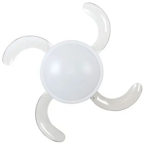 Ventilator de tavan FANAWAY 212982 EVORA 2xE27/20W/230V crom + telecomandă