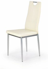 Scaun K202 piele ecologica crem