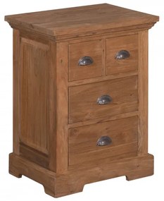Comoda din tec reciclat 73 cm
