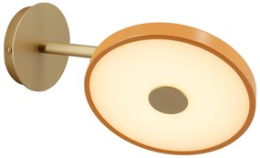 Aplică de perete portocalie LED cu intensitate reglabilă ø 15 cm Asteria Wall Short – UMAGE