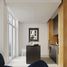 Lustră pe cablu Sollux SL.1250 GOBI 1xE27/15W/230V ceramică