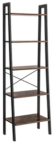 Raft tip scară cu 5 niveluri 56,2x32x172,1 cm