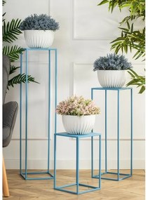 Suport de flori 70x24 cm albastru