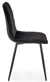 Scaun de dining ORIS, 1 buc., negru