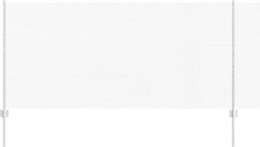 vidaXL Gard cu Stâlp Argintiu 1 x 10 m Oțel