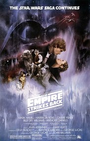 Poster Star Wars: Episodul V - Imperiul contraatacă, (61 x 91.5 cm)