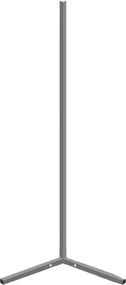 Lampadar LUMOS, gri, metal, 30x120 cm
