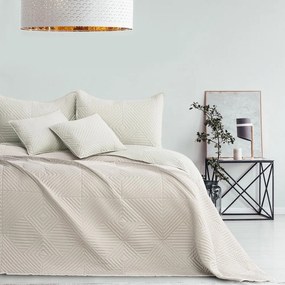 Cuvertură crem matlasată din microfibră 220x240 cm Softa – Restilo