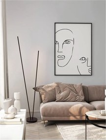 Lampa de podea LED design modern INTEC, negru