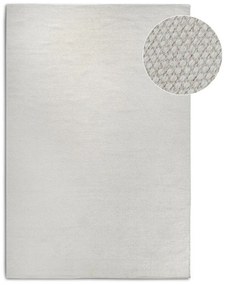 Covor crem țesut manual din amestesc de lână 160x230 cm Pradesh Natural White – Elle Decoration