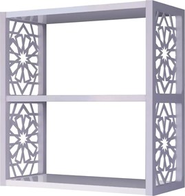 Raft de perete din PAL/PPE, Lulu Homs, alb, 50 x 45 x 20 cm