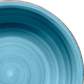 Mäser Set of 6 deep plates Bel Tempo 21.5 cm, blue
