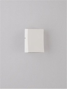 Mini Aplica iluminat exterior ambiental BOXY alb