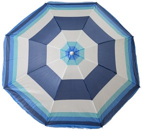 Umbrela de soare BLUE STRIPES 180 cm, albastru