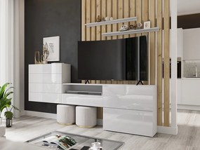 Mobilier living Berny 52 (alb + Alb lucios). 1087166