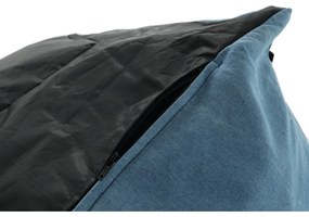 Fotoliu tip sac, material textil jeans, KOZANIT