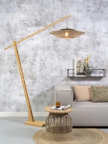 Lampadar din bambus KALIMANTAN orizontal L natur, 60cm