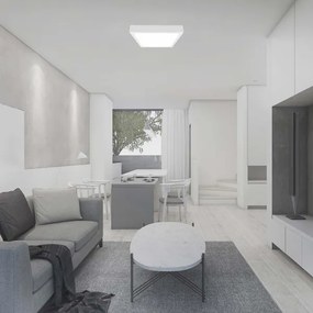 LED plafonieră baie cu senzor LED/24W/230V 4000K IP44 alb